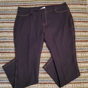 New Black Jean Leggings - XL
